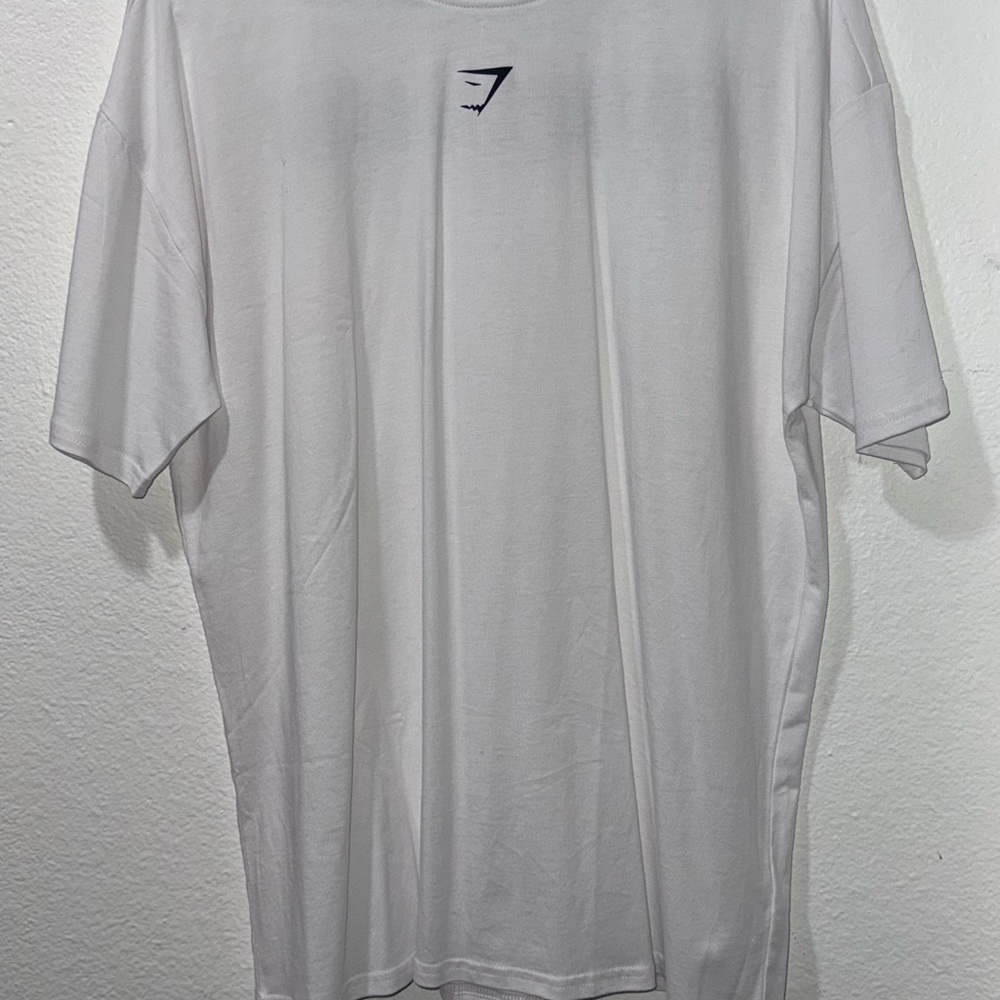 White Gym T-Shirt Men Medium